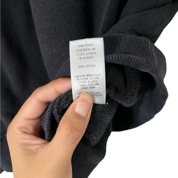 GOOD AMERICAN Mesh Sweatshirt Pullover Sweater Top - Picture 11 of 13